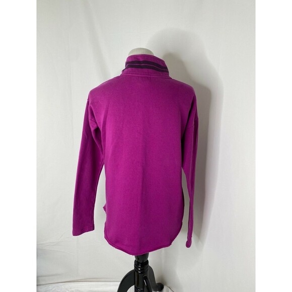 Pink Women’s Sweatshirt Purple Victoria's Secret 1/4 Zip Lightweight Size Small - Picture 3 of 6